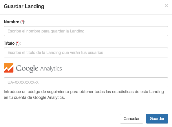 Recuerda poner el código de Google Analytics en tus Landings - ACINTEC SMS
