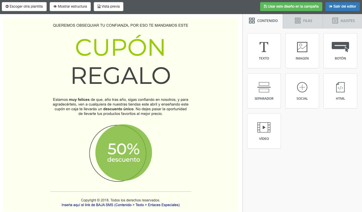 Diseña el contenido creando campañas de email marketing - ACINTEC SMS