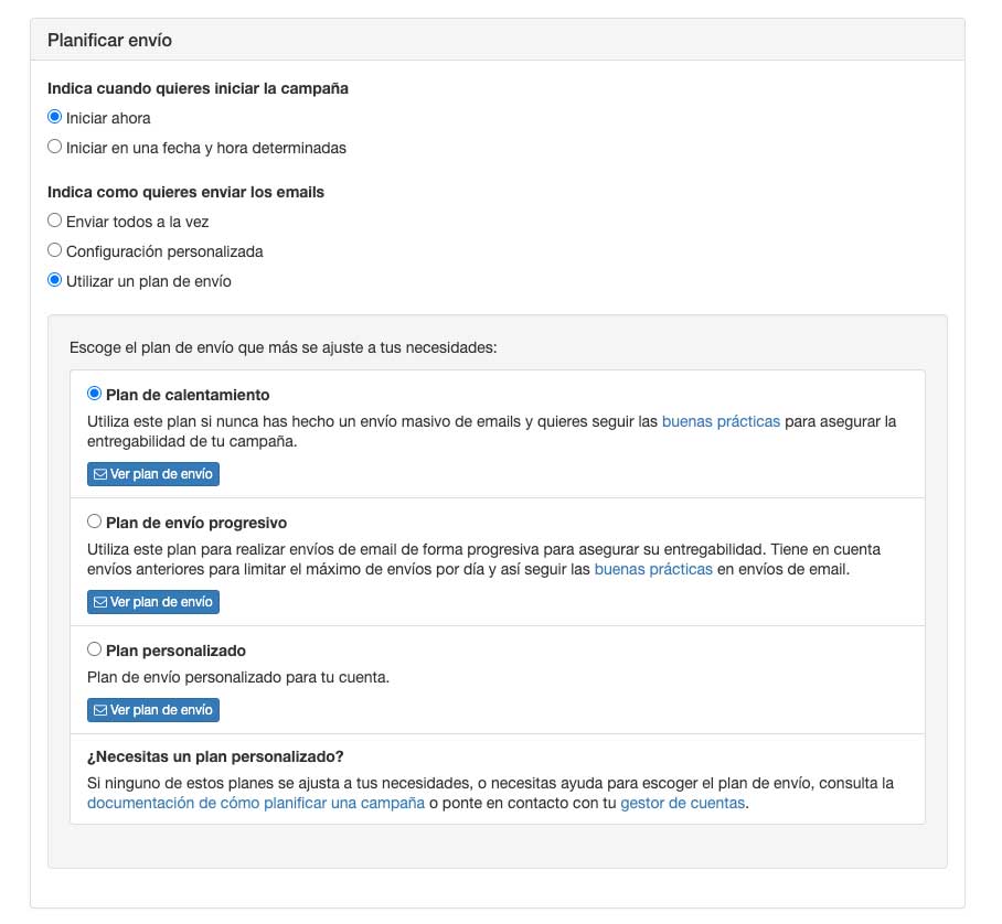 Planifica tus campañas de email marketing - ACINTEC SMS