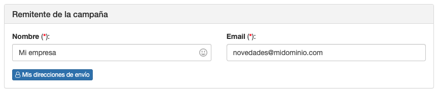 Escoge el remitente creando campañas de email marketing - ACINTEC SMS